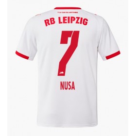 Pánské fotbalový oblečení RB Leipzig Antonio Nusa #7 Domácí košile 2025-26 Krátkým Rukávem